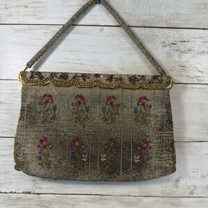Antique Micro Beaded Handbag Evening Purse